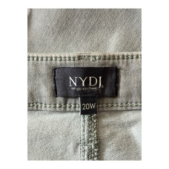 NYDJ Womens Plus Relaxed Ankle Straight Leg Jeans gray size 20W - Picture 4 of 7